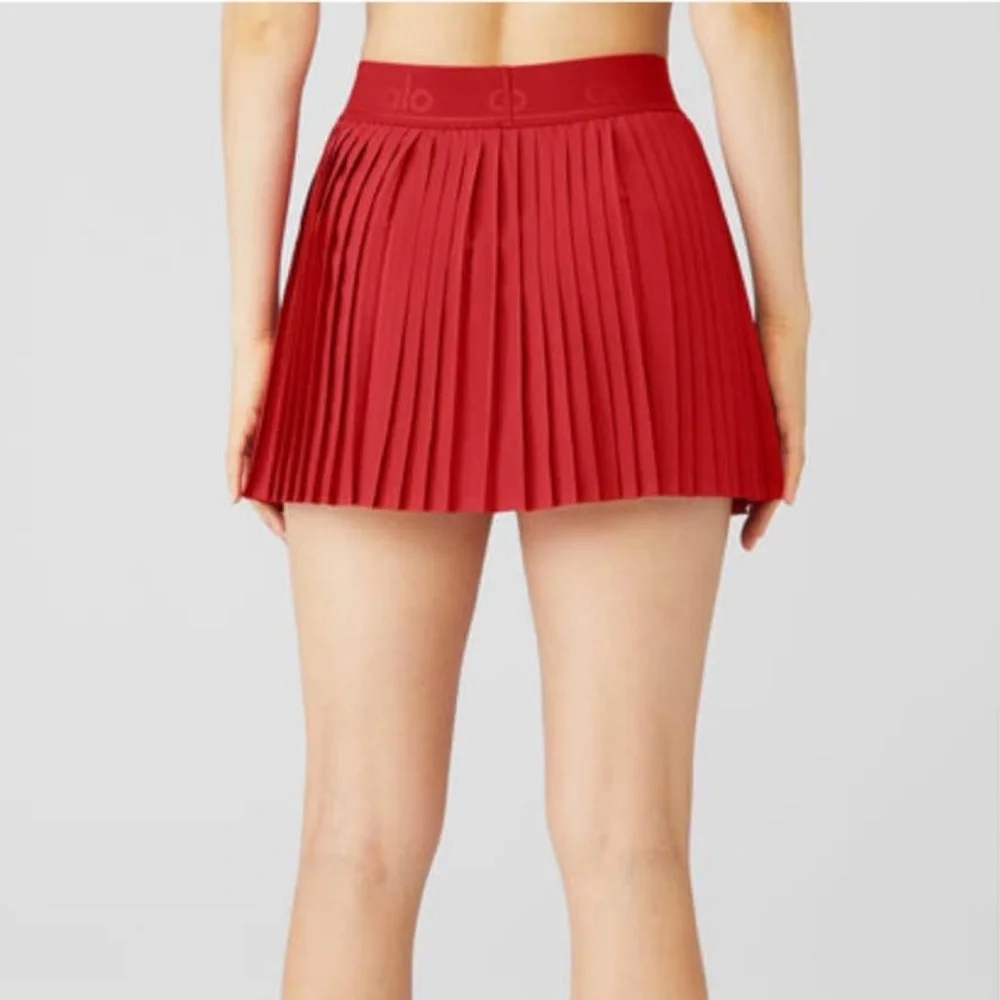 NWT aces classic red skirt alo yoga large